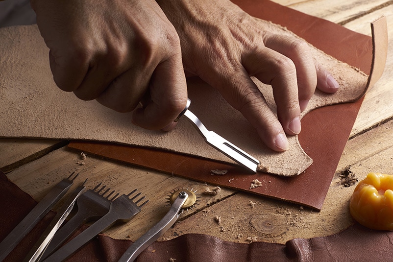 cutting-leather