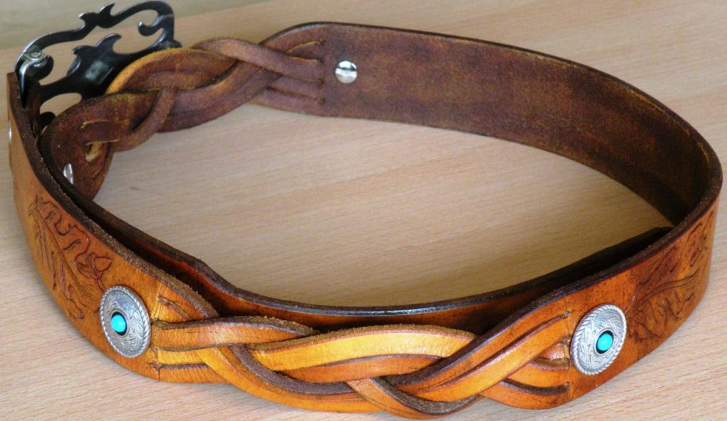 Customizable Leather Belt Braided Belt Special Hand Braid 