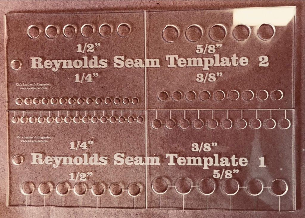 Reynolds Seam layout acrylic template