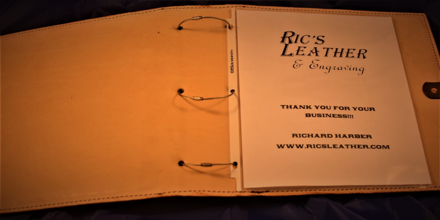 Charge Book Styles RicsLeather